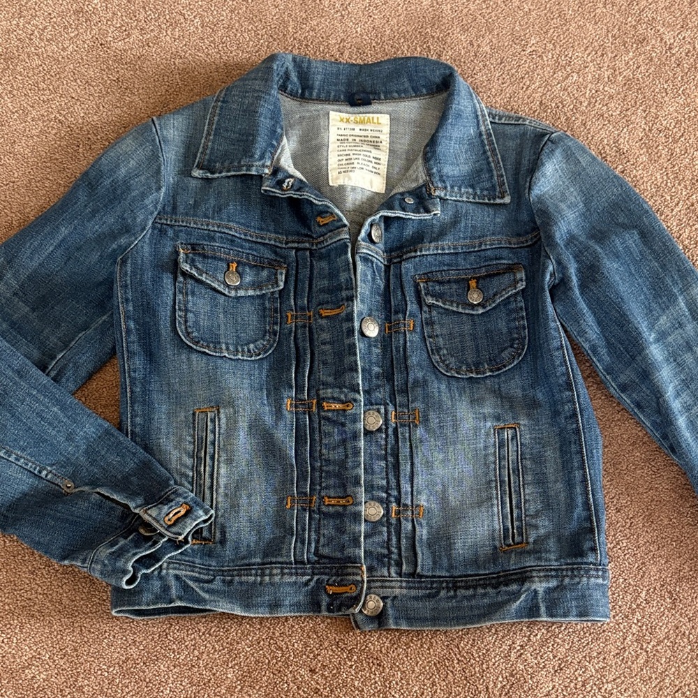 Jcrew Jean jacket XXS GUC